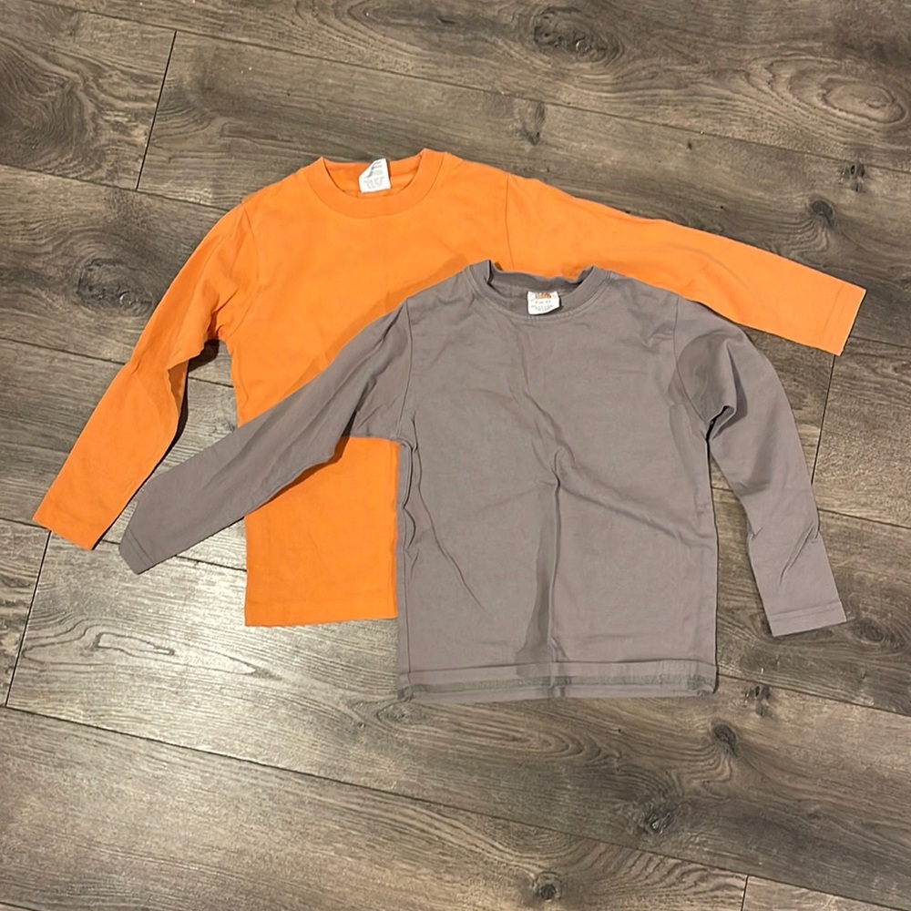 Two Blirt Organic Cotton Long Sleeve Shirts - 2T